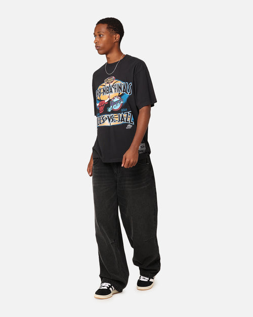 Mitchell & Ness Chicago Bulls Vs. Utah Jazz T-Shirt Faded Black