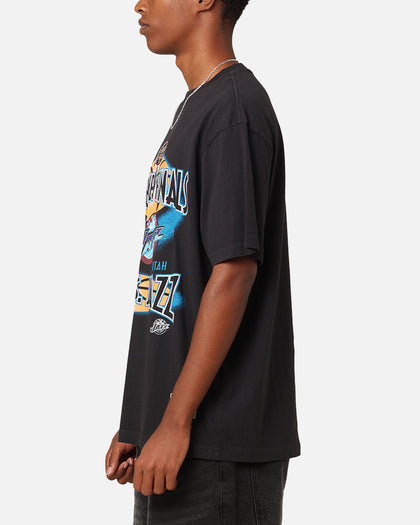 Mitchell & Ness Chicago Bulls Vs. Utah Jazz T-Shirt Faded Black