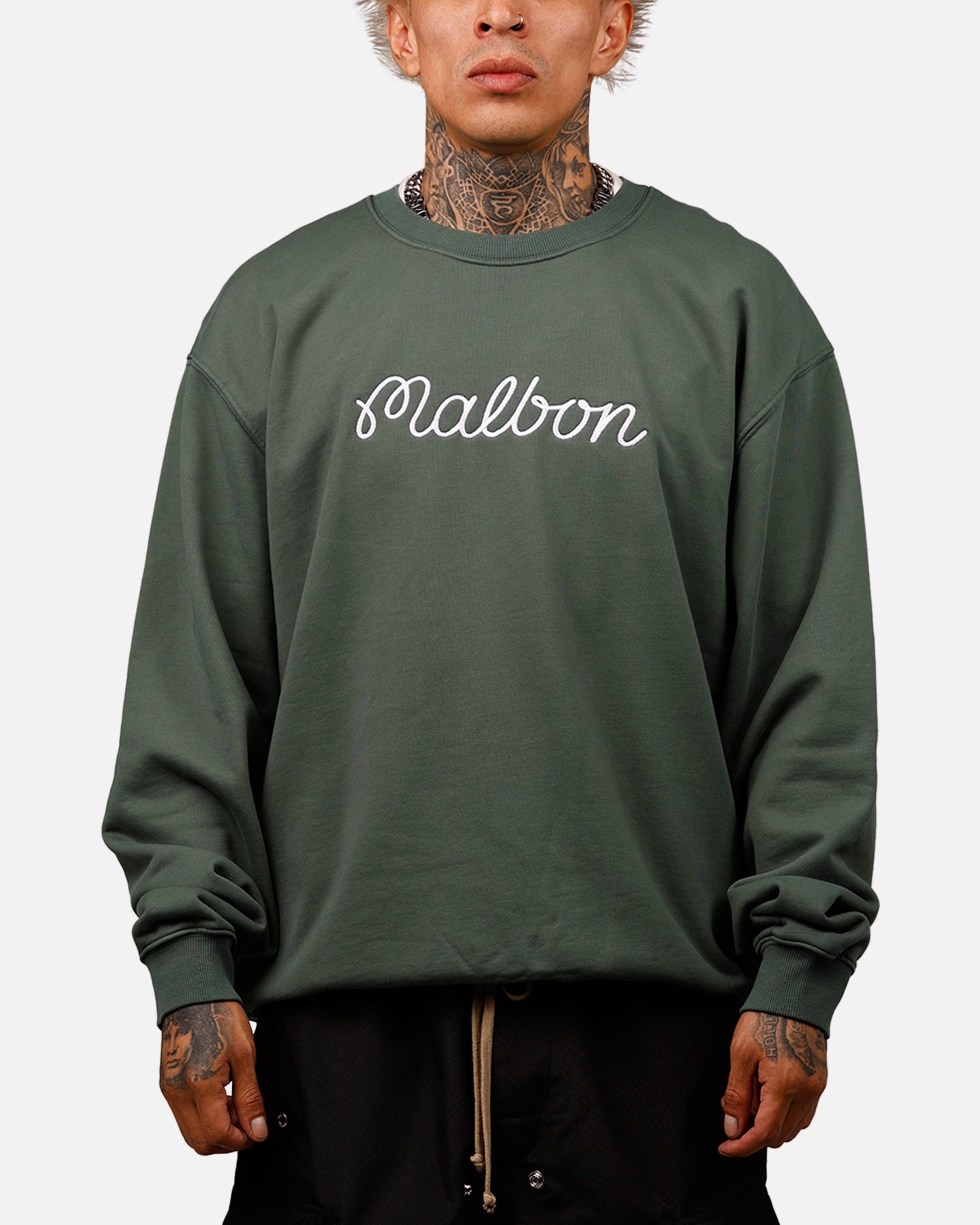 Malbon GD Crewneck Evergreen | Culture Kings US