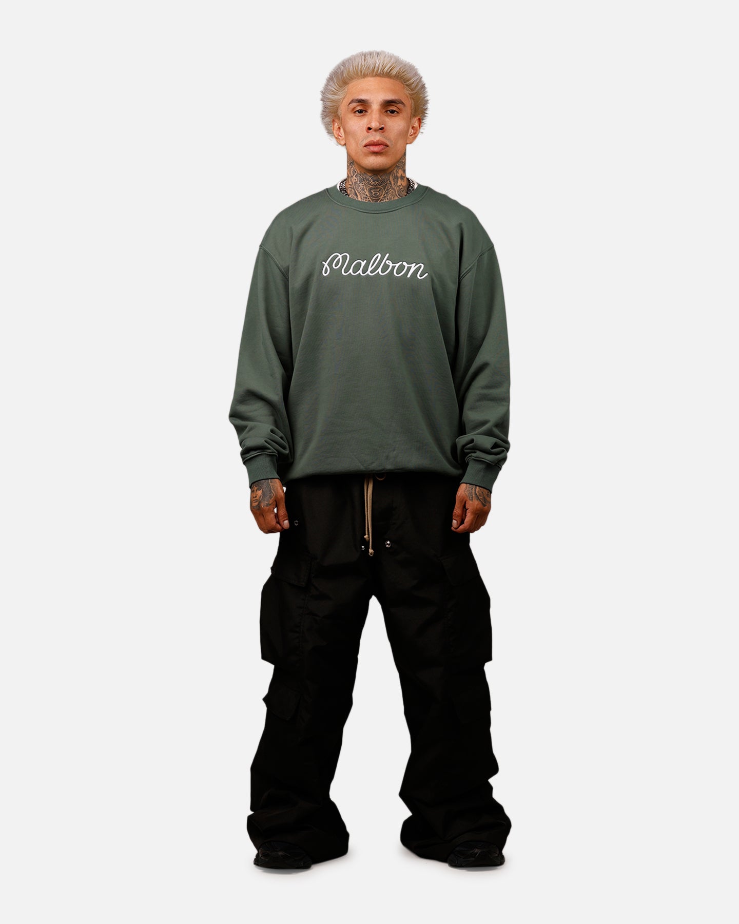 Malbon GD Crewneck Evergreen | Culture Kings US