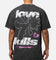 Goat Crew Love Kills Heavyweight T-Shirt Black Wash