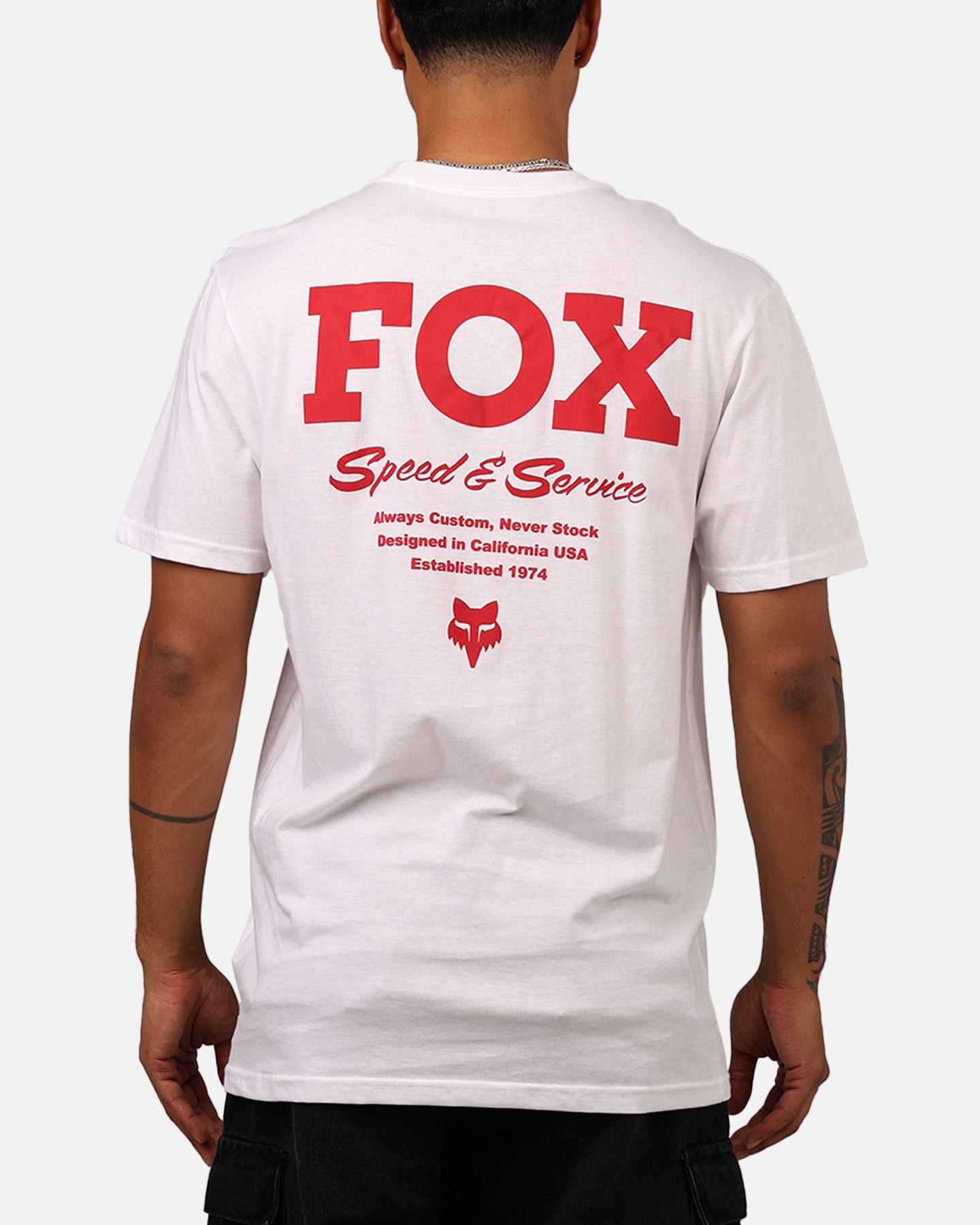 Fox Racing Speed And Service T-Shirt White | Culture Kings US