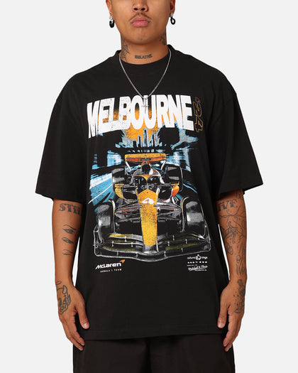 Mitchell & Ness X McLaren Lando Norris #4 Track T-Shirt Faded Black