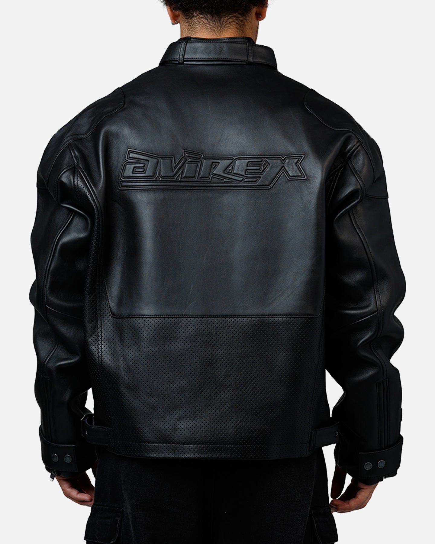 Avirex Black-Out Racing Jacket Black/Black | Culture Kings US