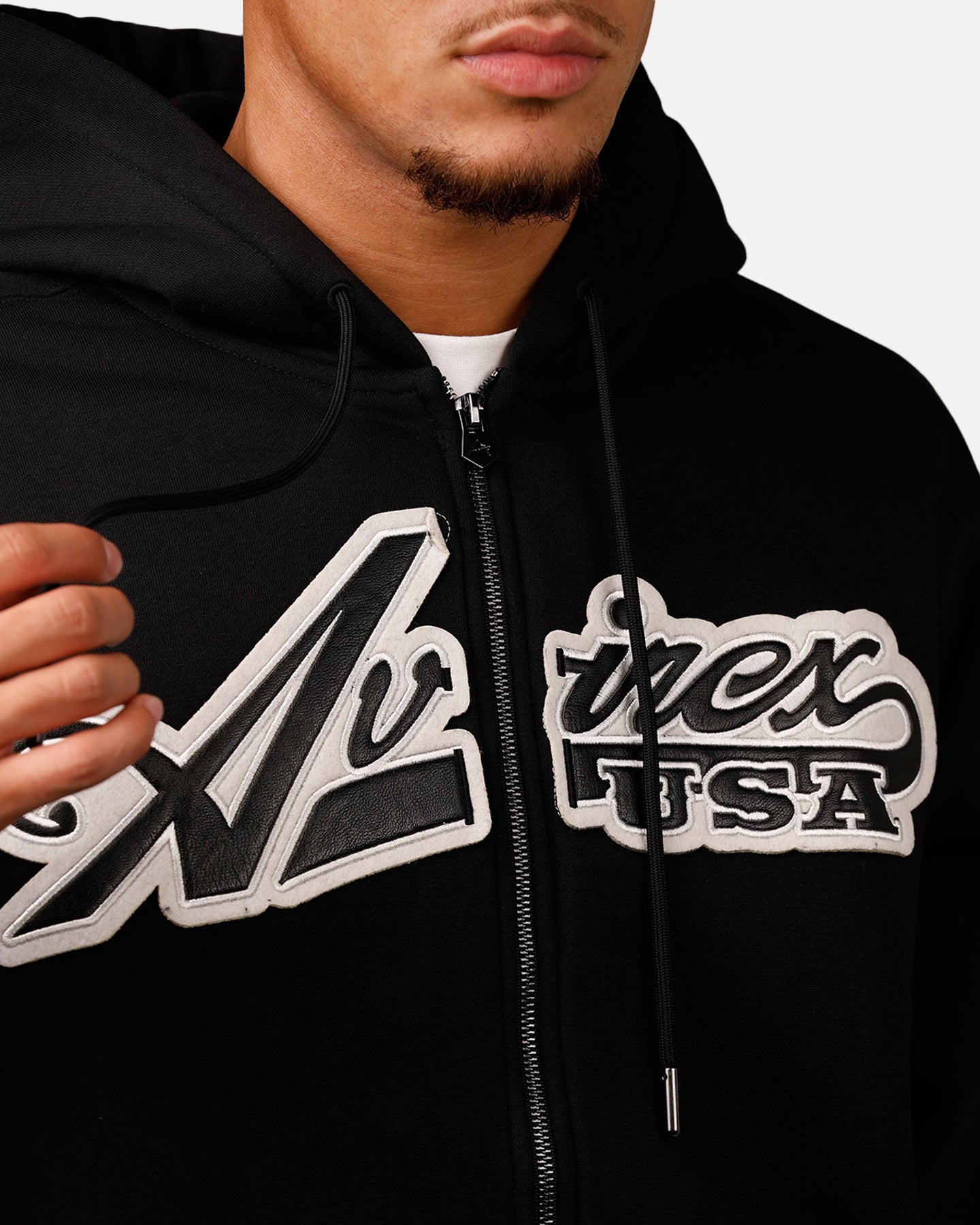 Avirex Script Full Zip Hoodie Black | Culture Kings US