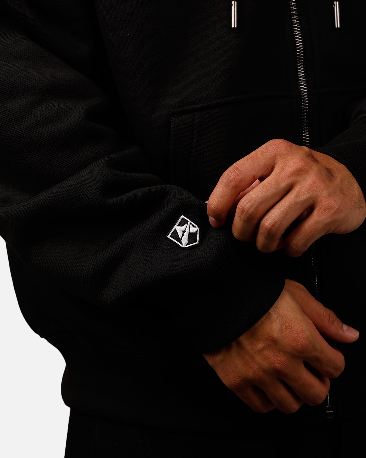 Avirex Script Full Zip Hoodie Black | Culture Kings US