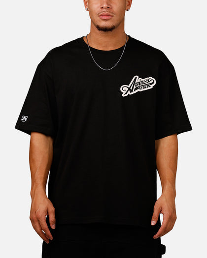 Avirex Script T-Shirt Black