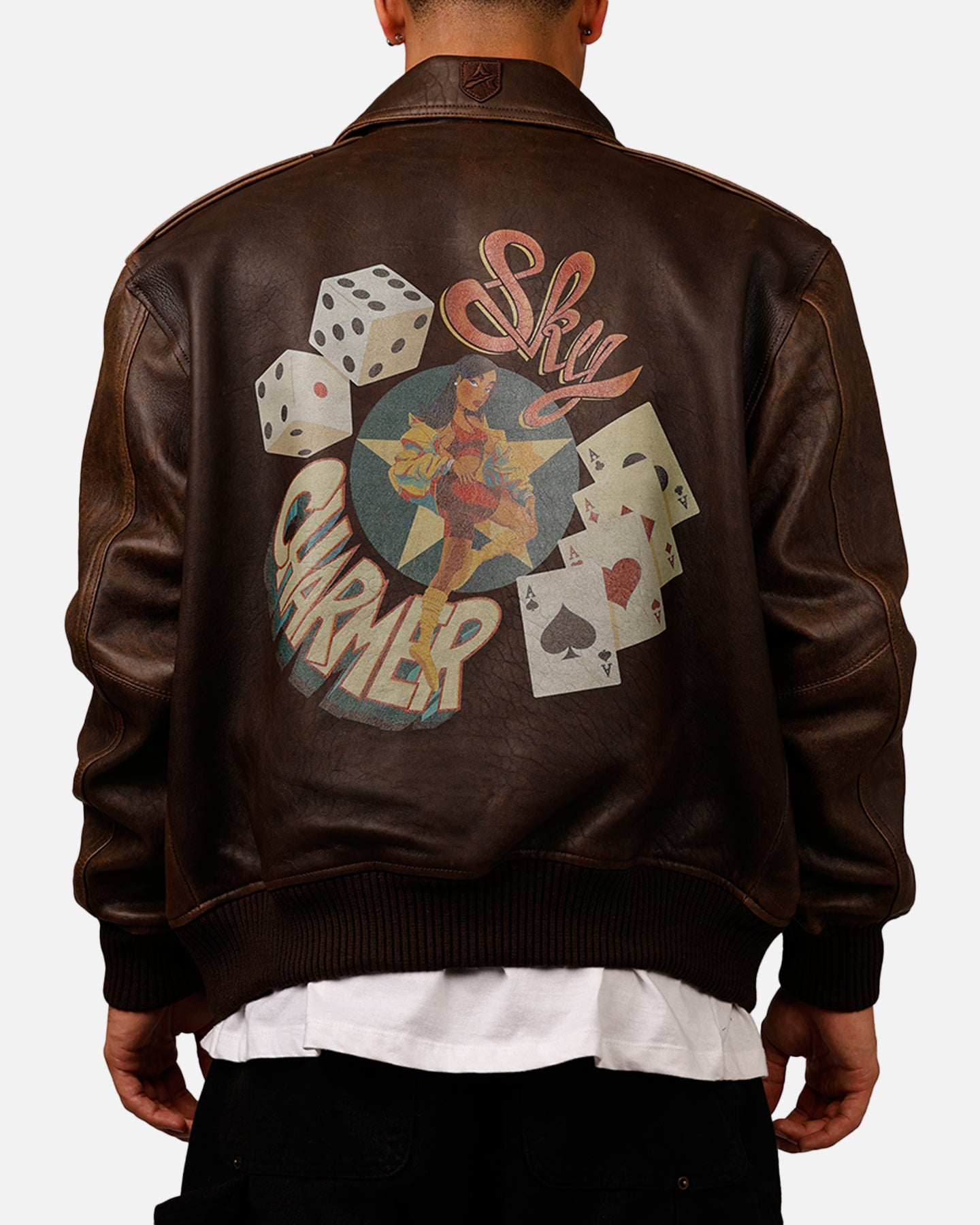 Avirex Sky Charmer Jacket Vintage Brown | Culture Kings US