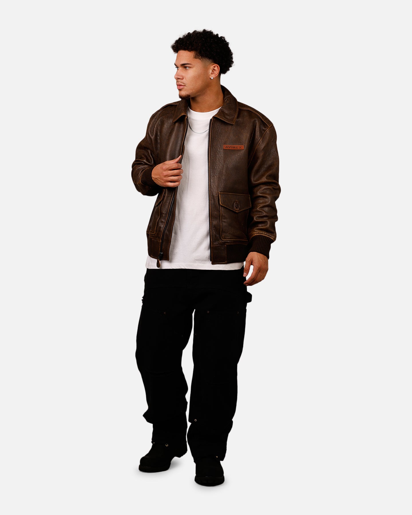 Avirex Sky Charmer Jacket Vintage Brown | Culture Kings US