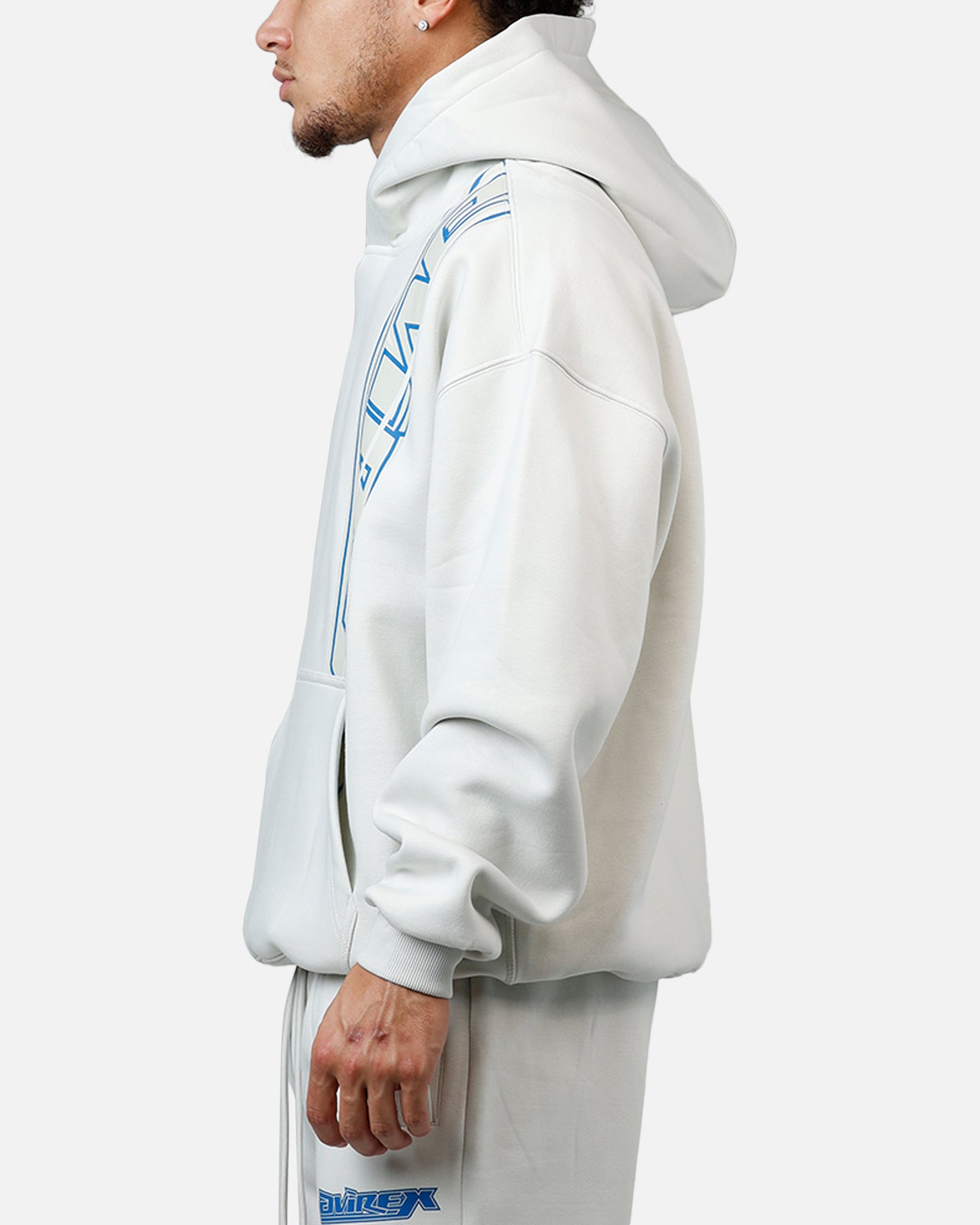 Avirex Spider Racer Hoodie Grey | Culture Kings US