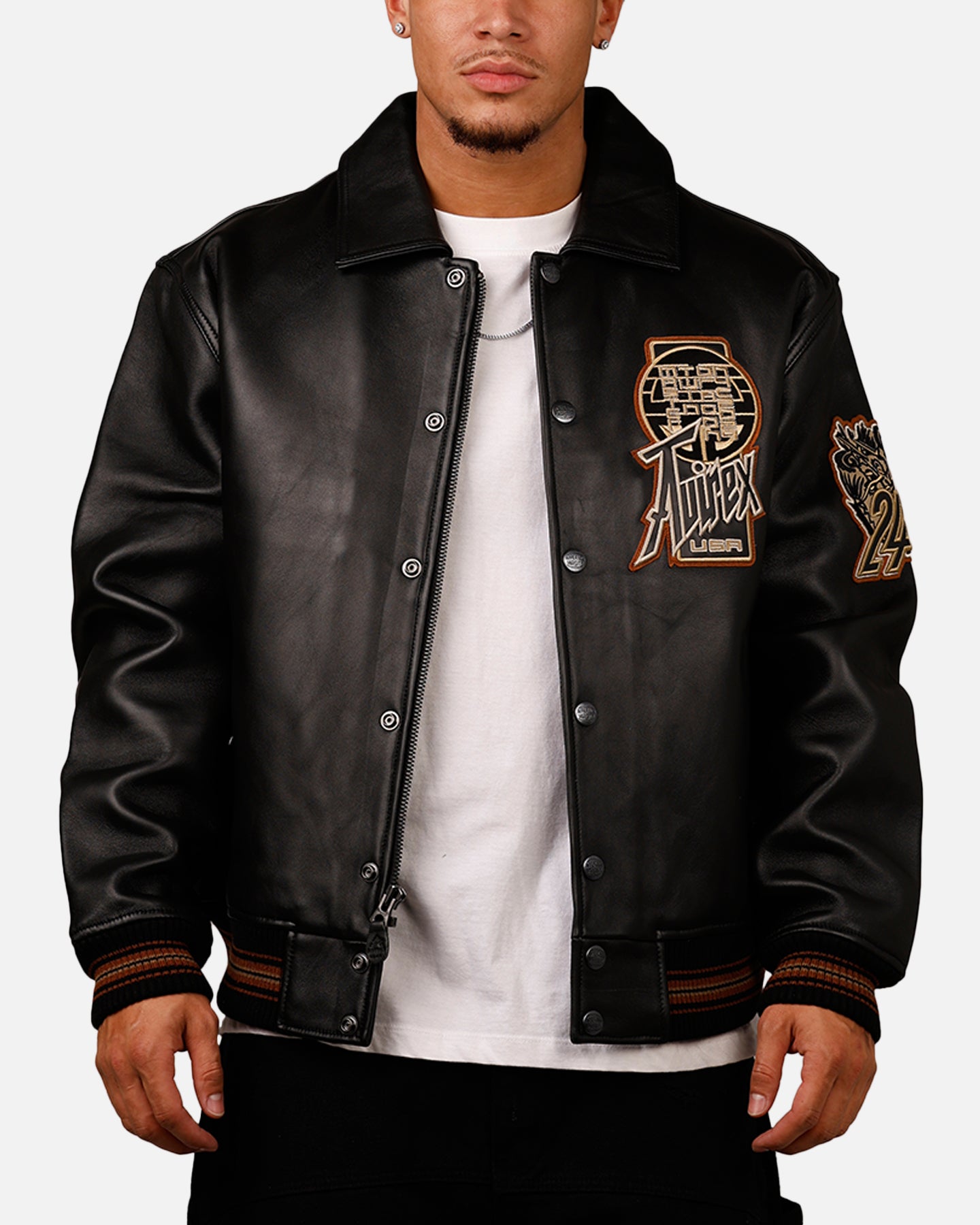 Avirex Twin Dragon Jacket Black | Culture Kings US