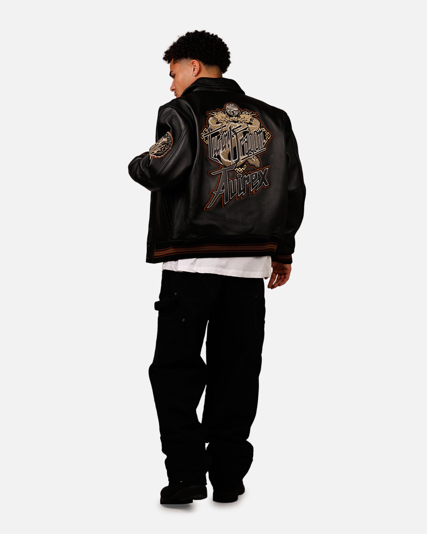 Avirex Twin Dragon Jacket Black | Culture Kings US
