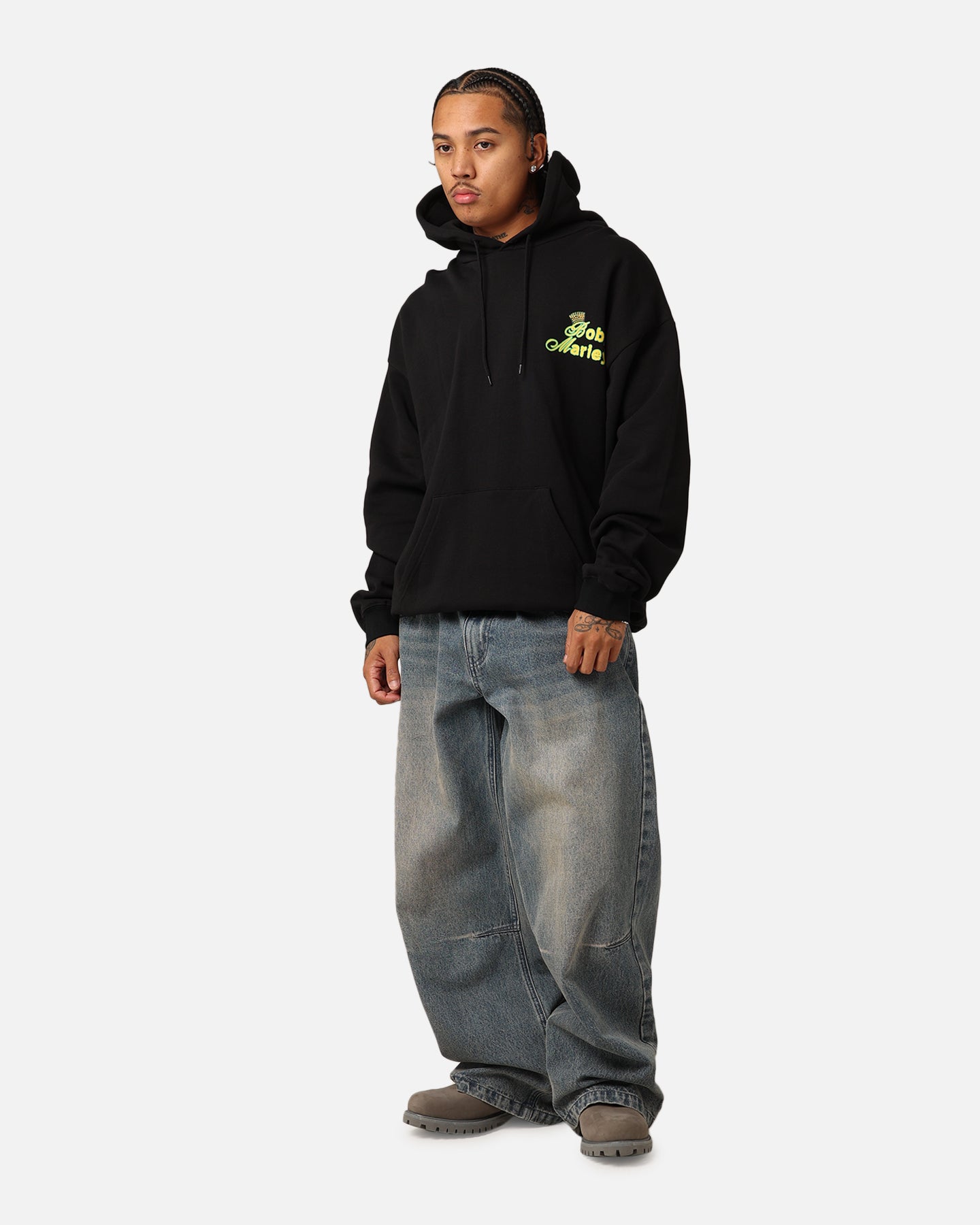 Bob Marley Smile Jamaica Hoodie Black | Culture Kings US
