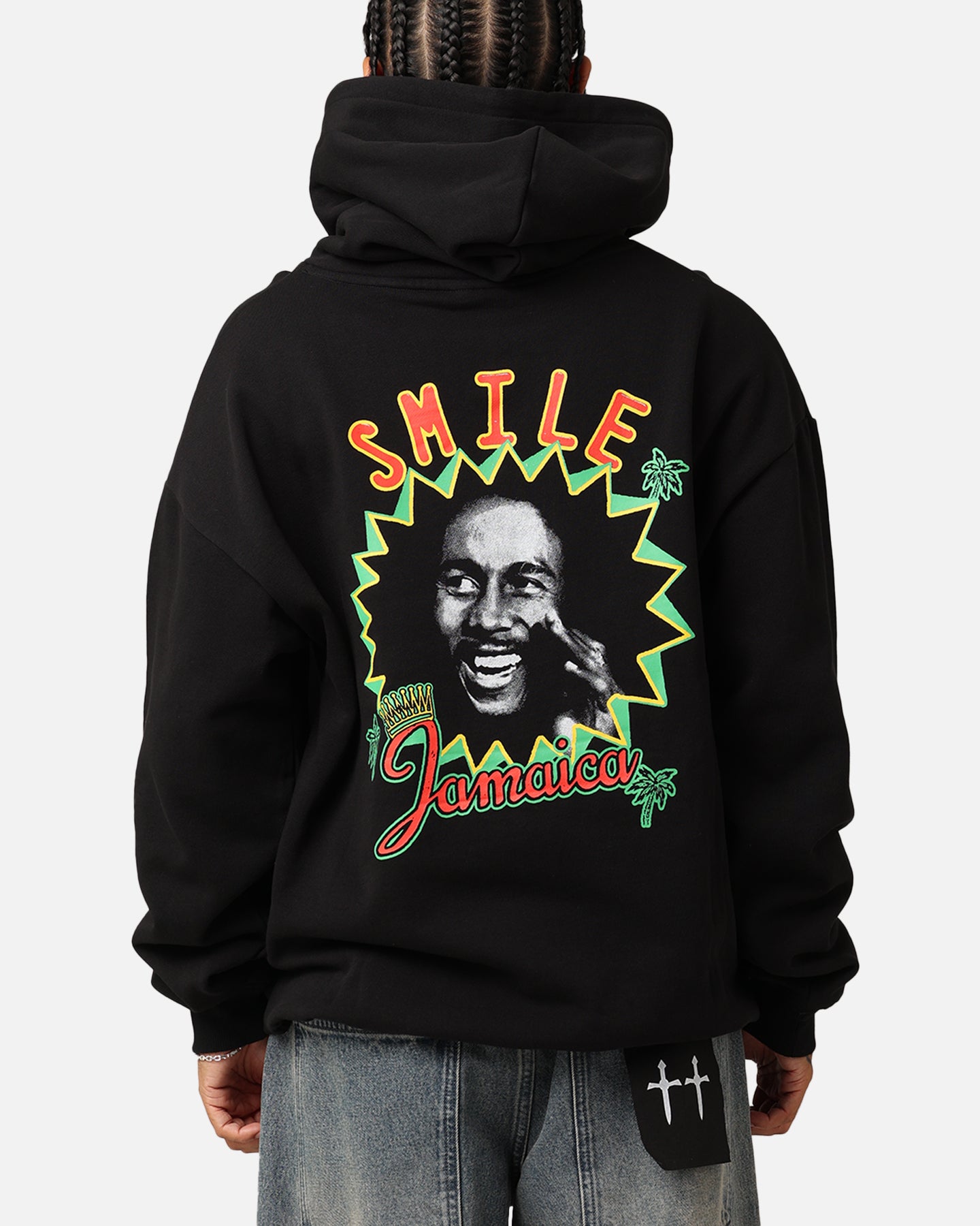 Bob Marley Smile Jamaica Hoodie Black | Culture Kings US Bob Marley Smile Jamaica Hoodie Black | Culture Kings US