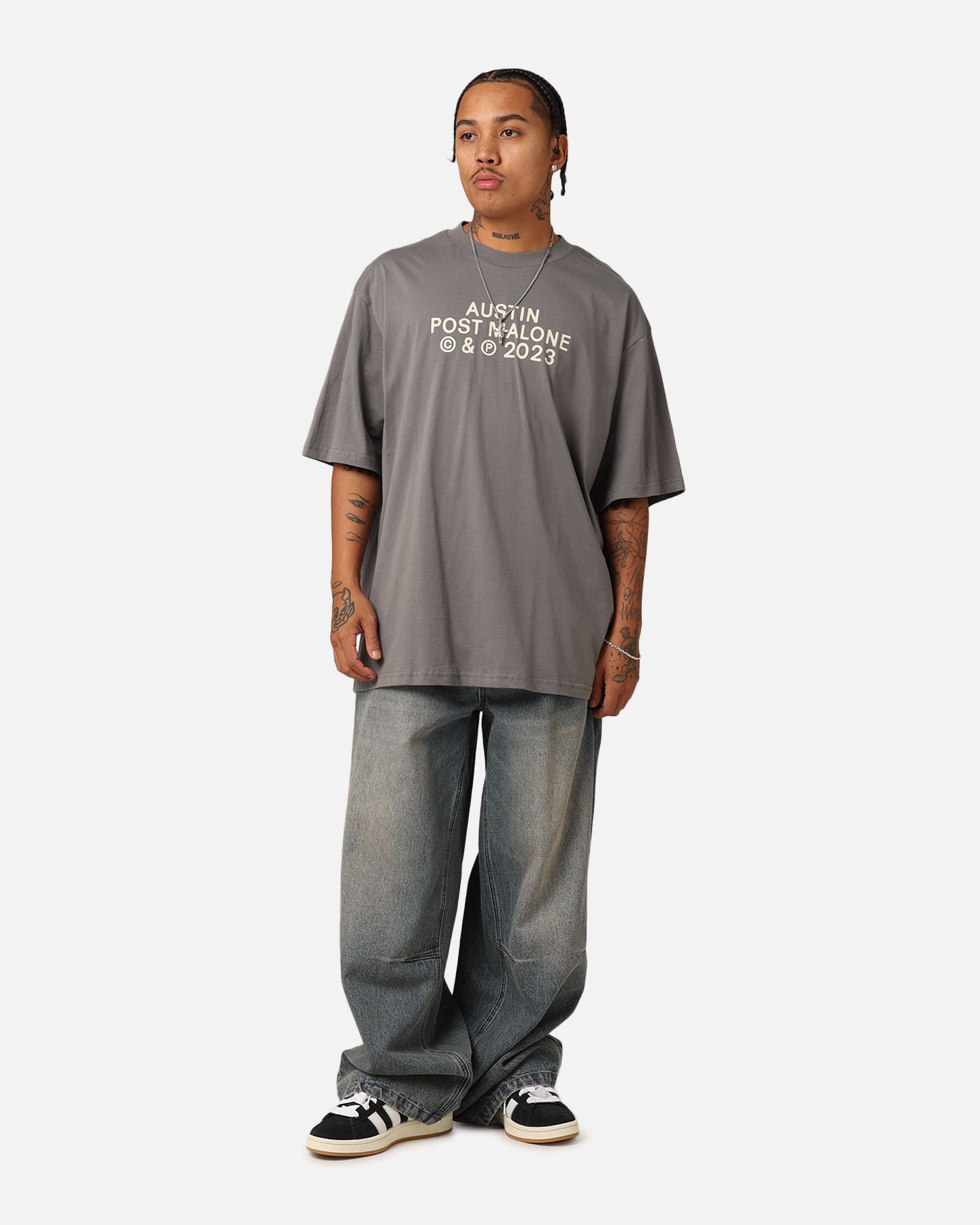 Post Malone Austin 2023 Tour T-Shirt Dove Grey | Culture Kings US
