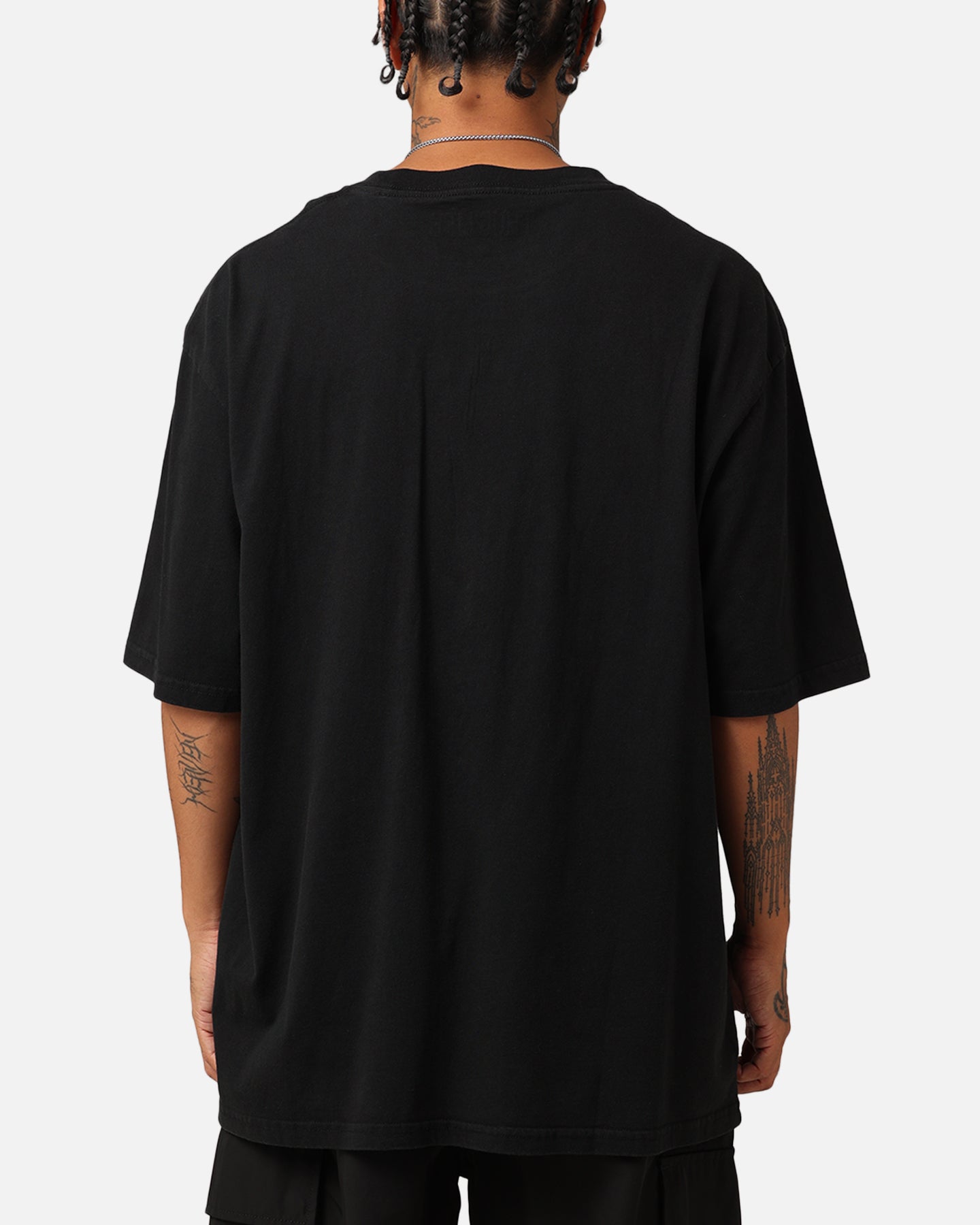 Tupac Thug Life Rose T-Shirt Washed Black | Culture Kings US
