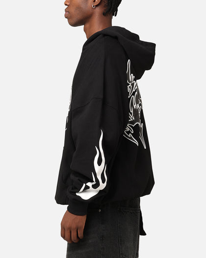 Loiter Metal Hoodie Black