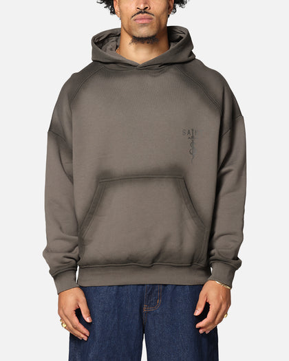 Saint Morta Daggers Premium Hoodie Contrast Brown