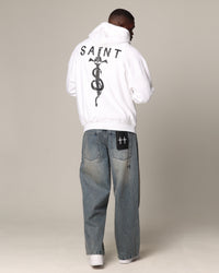 Saint Morta Daggers Premium Hoodie White/Black