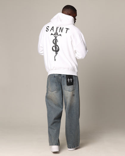 Saint Morta Daggers Premium Hoodie White/Black