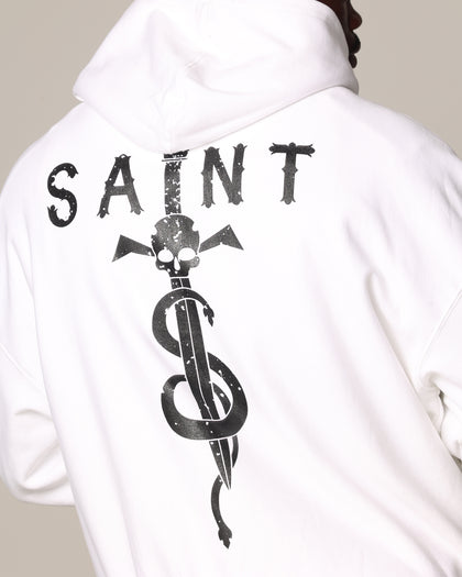 Saint Morta Daggers Premium Hoodie White/Black