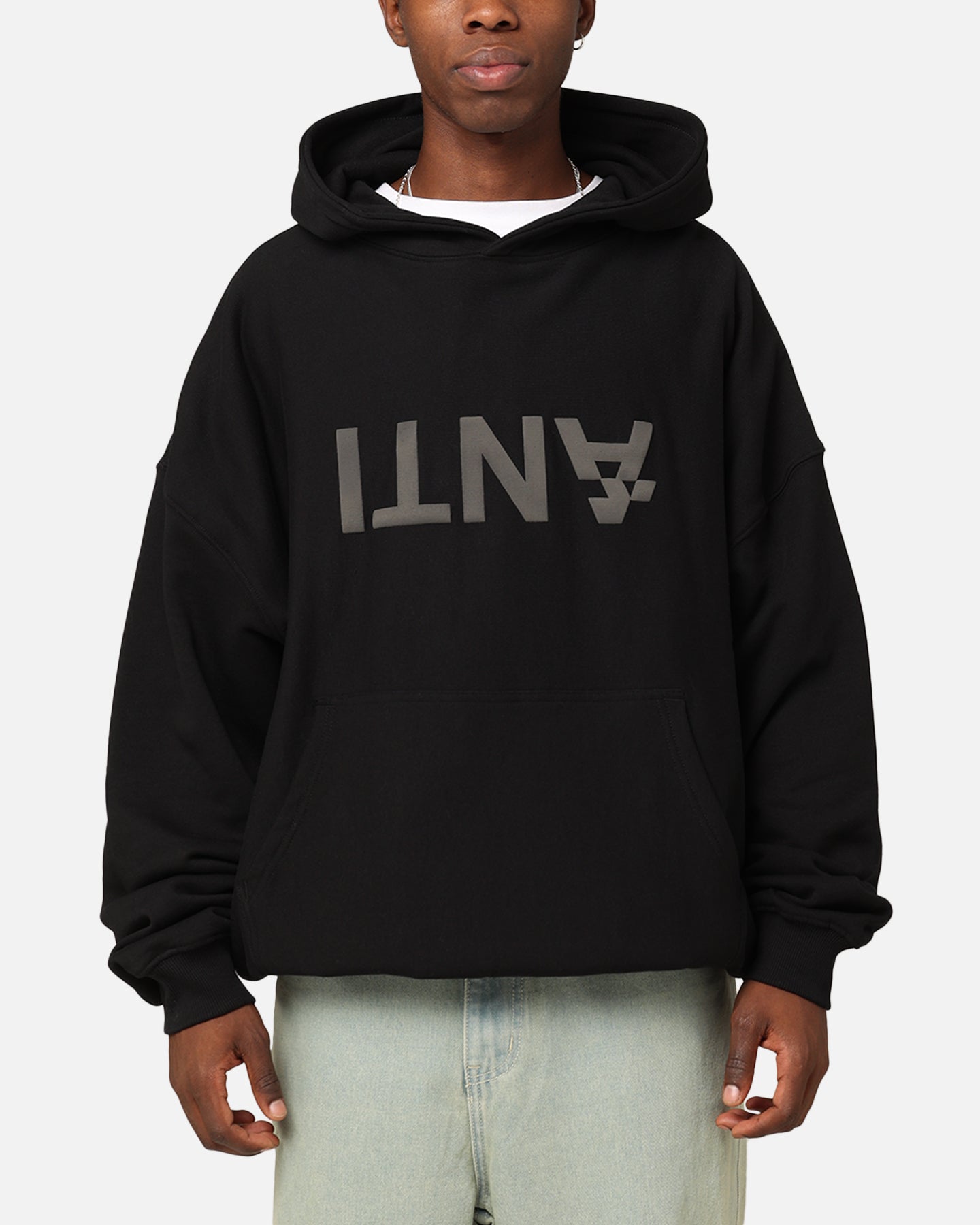 The Anti Order Anti Logo Boxy Hoodie Black | Culture Kings US The Anti Order Anti Logo Boxy Hoodie Black | Culture Kings US