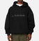 The Anti Order Logo Boxy Hoodie Black