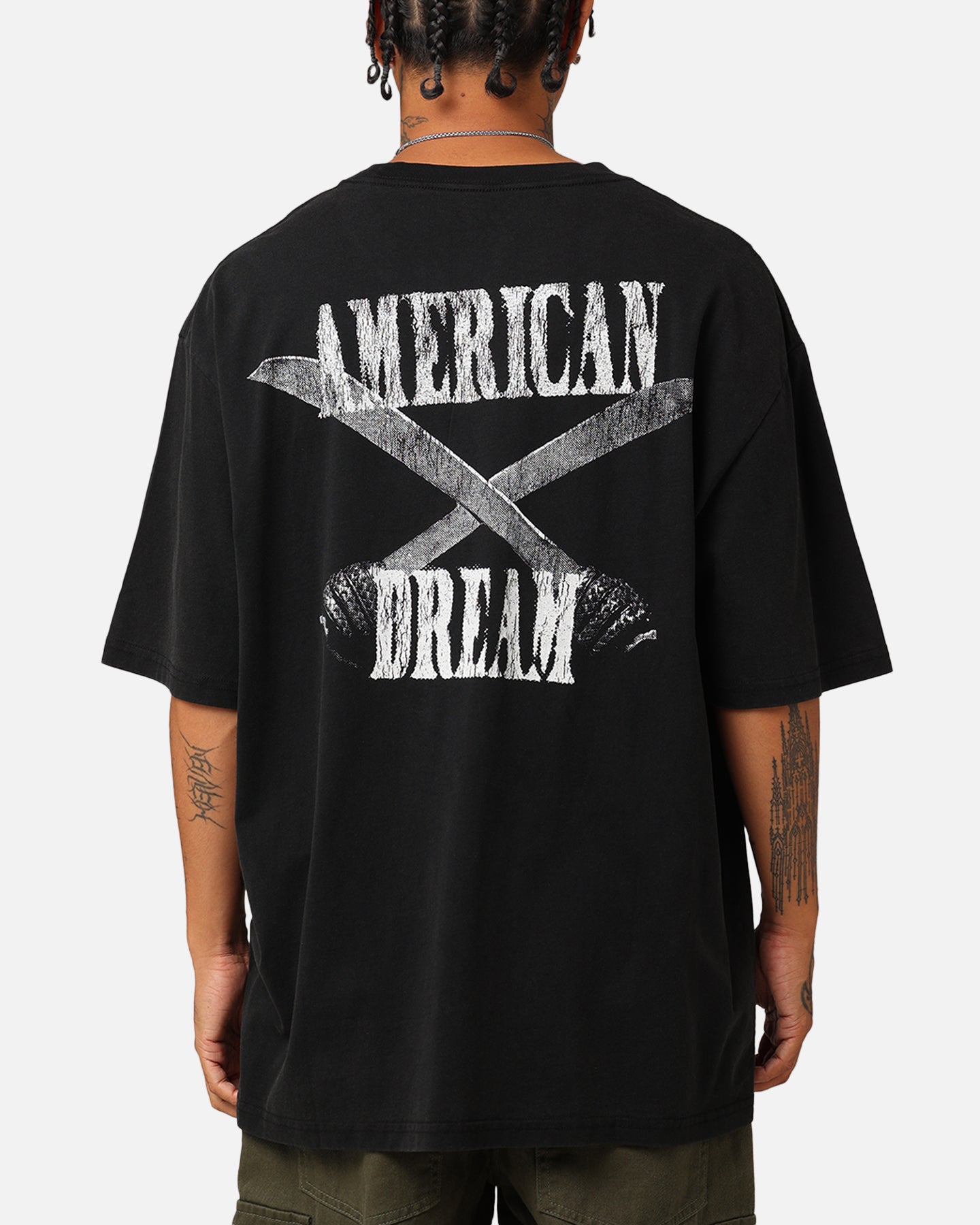 21 Savage American Dream T-Shirt Washed Black | Culture Kings US