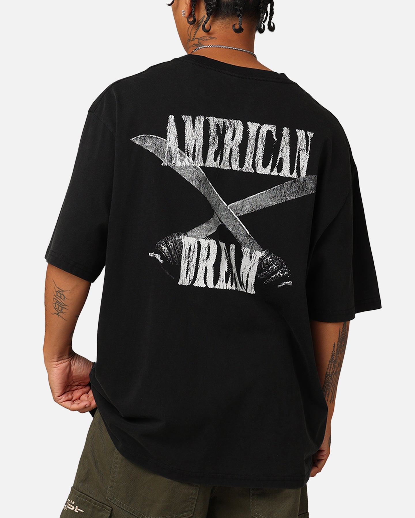21 Savage American Dream T-Shirt Washed Black | Culture Kings US