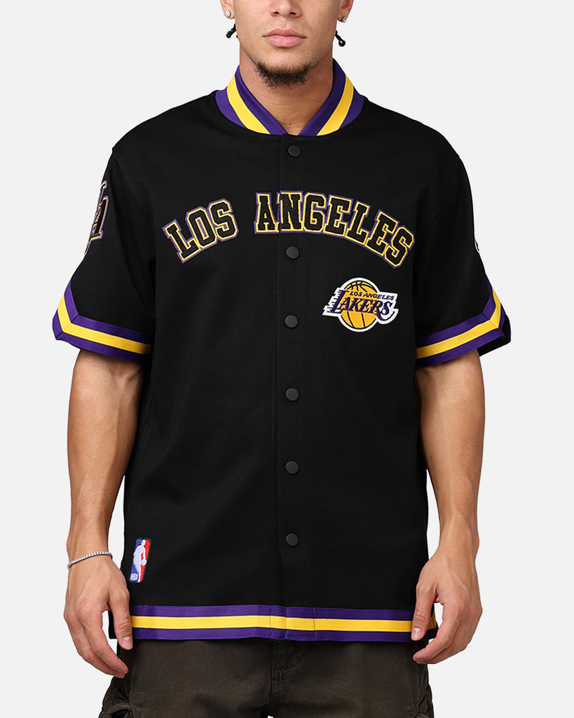 Pro Standard Los Angeles Lakers Warm Up Shirt Black | Culture Kings US