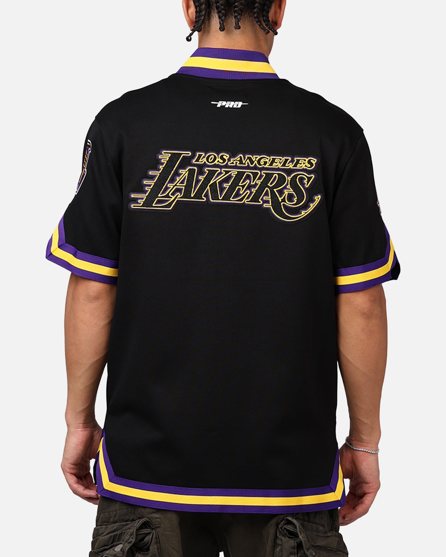 u*6様 LAKERS ウォーミングアップシャツ　3XL Pro Standard Los Angeles Lakers Warm Up Shirt Black | Culture Kings US