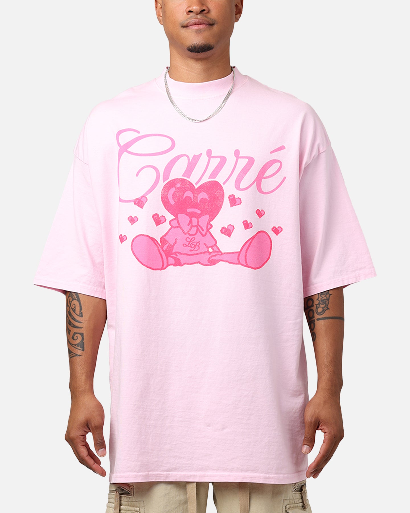 Carre Lover Boy Mock T-Shirt Pink | Culture Kings US