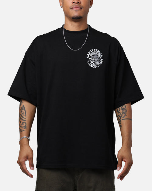 Saint Morta Vortex Mock T-Shirt Black