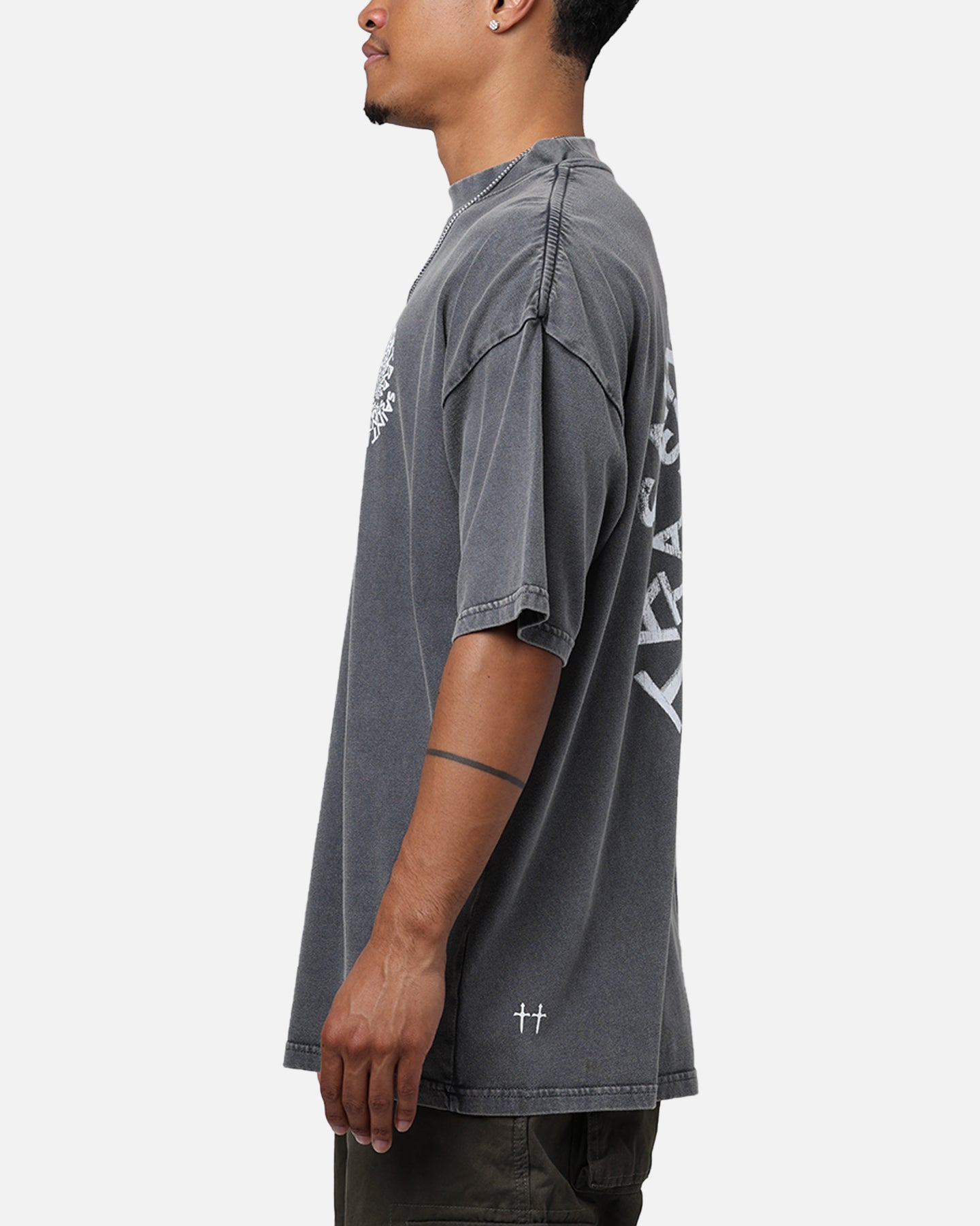 saint ダークグレー XL グラフィックTシャツ SAINT MXXXXXX graphic-print T-shirt | FARFETCH
