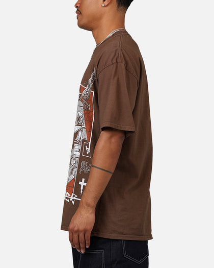 The Anti Order Warrior Clan T-Shirt Washed Brown