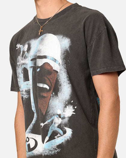 73Studio X Pixar Frozone Heavyweight T-Shirt Black Wash
