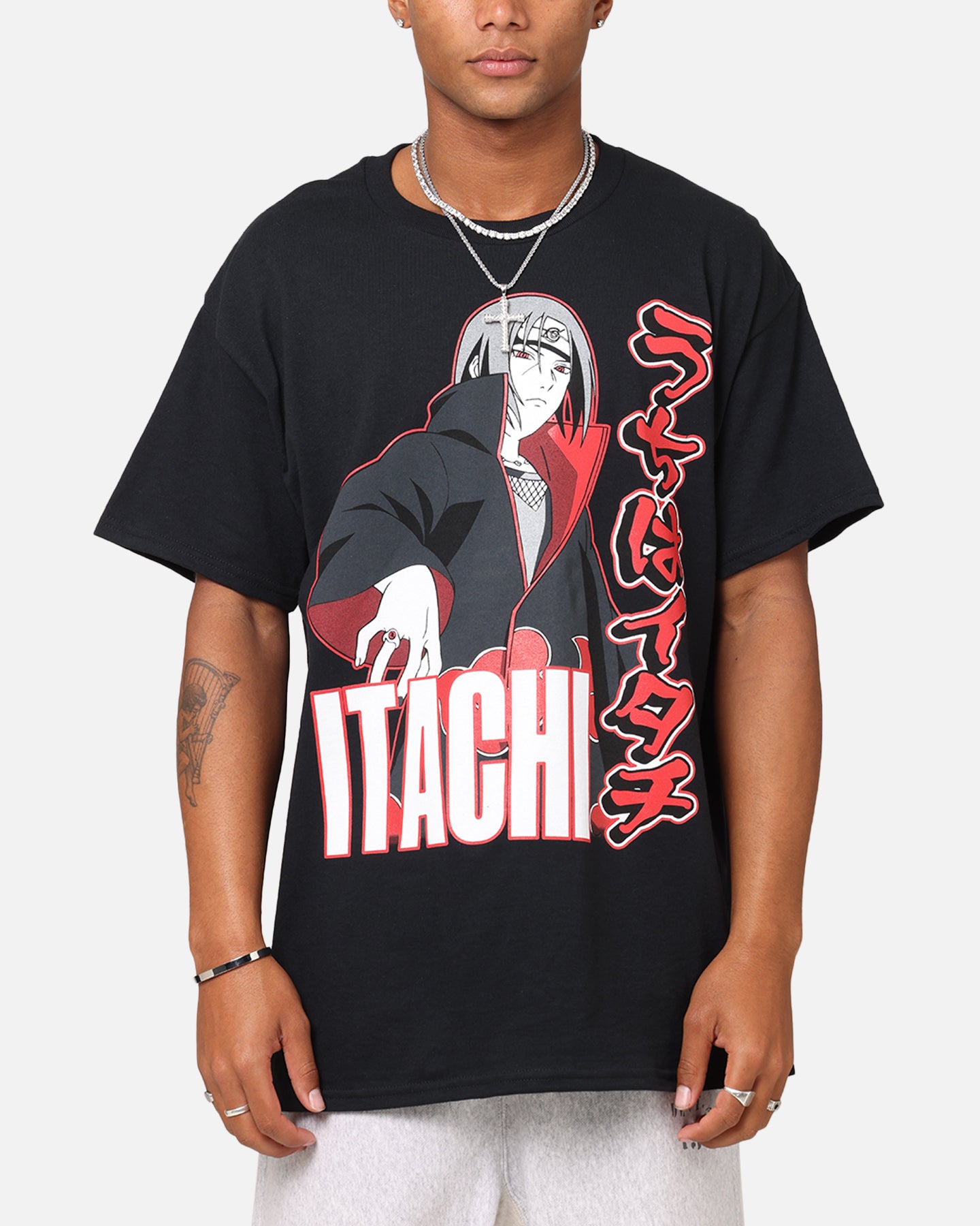 Goat Crew X Naruto Itachi Vintage T-Shirt Black | Culture Kings US