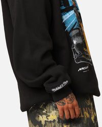 Mitchell & Ness X McLaren Oscar Piastri #81 Track Crewneck Faded Black