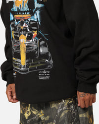 Mitchell & Ness X McLaren Oscar Piastri #81 Track Crewneck Faded Black