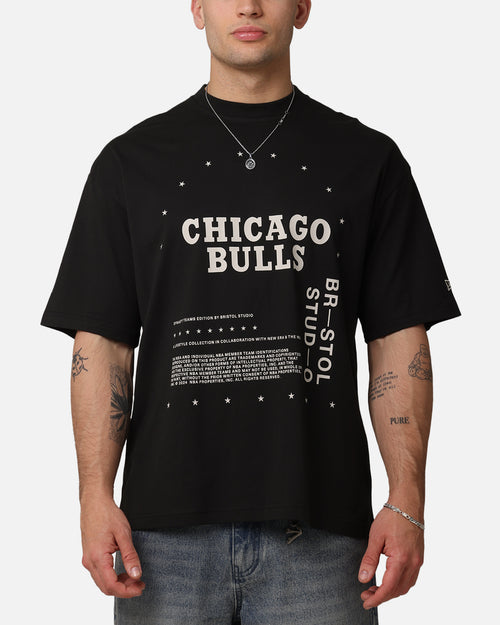 New Era X Bristol Studio Chicago Bulls 'Teams Edition' T-Shirt Black