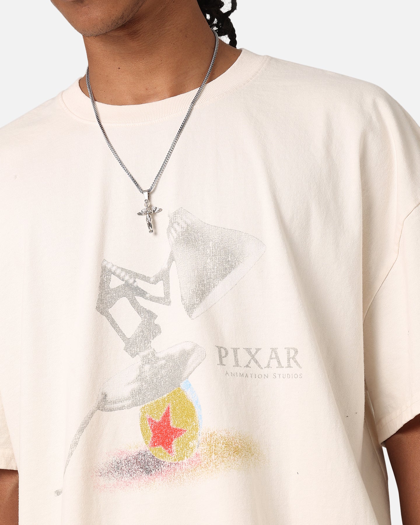 73Studio X Pixar Heavyweight T-Shirt Off White | Culture Kings US