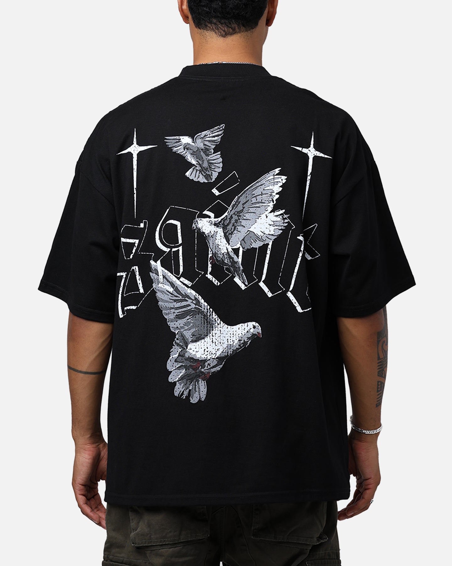 Saint Morta Freedom Mock T-Shirt Black | Culture Kings US