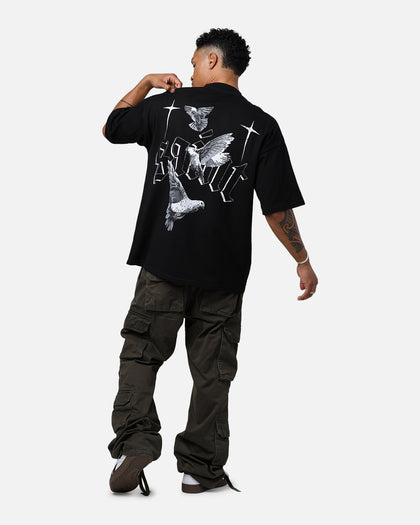 Saint Morta Freedom Mock T-Shirt Black