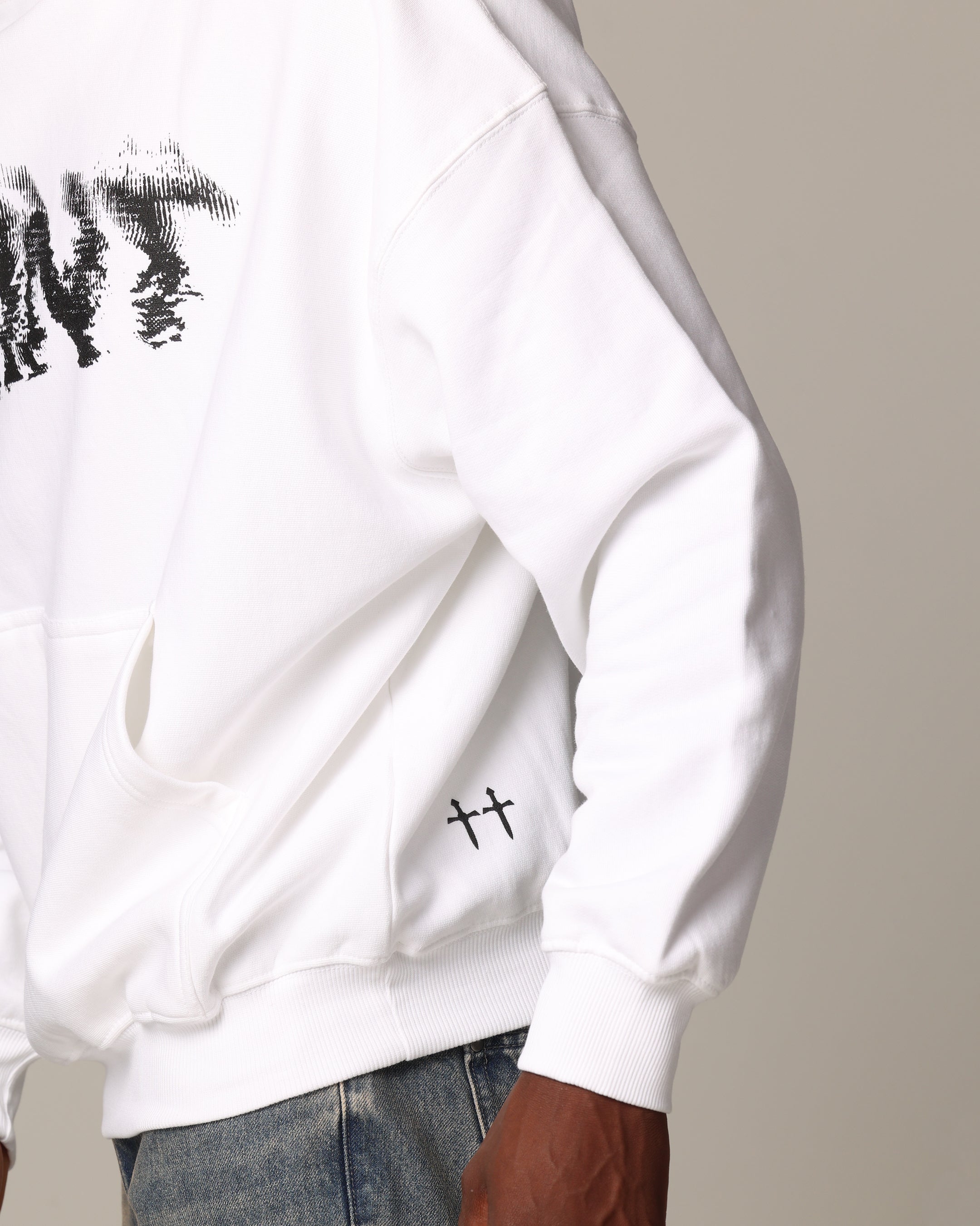 Saint Morta System Overload Hoodie White | Culture Kings US