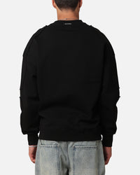 The Anti Order Metal Crewneck Black