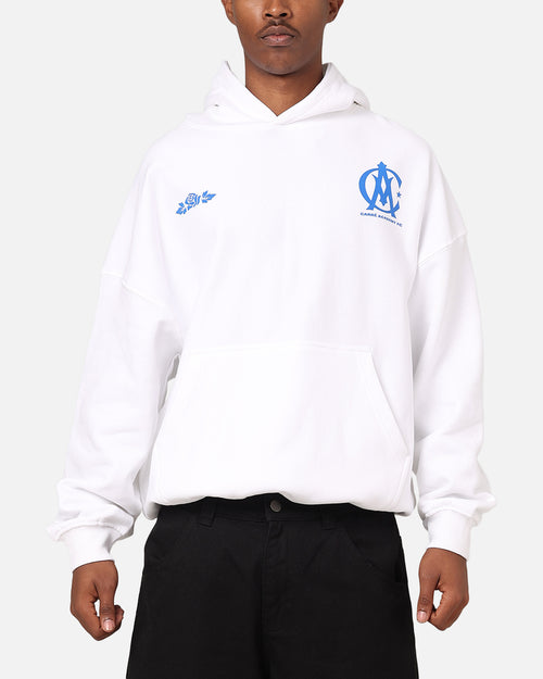 Carre Academy Chest Hoodie White