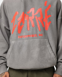 Carre Enterprise Hoodie Washed Charcoal