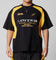 Loiter Subcultural Panel T-Shirt Black/Yellow