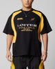 Loiter Subcultural Panel T-Shirt Black/Yellow