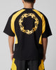 Loiter Subcultural Panel T-Shirt Black/Yellow
